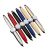 Creative Multi-Function LED Pen with Spinning Decompression Gyro - Stylish Metal Ballpoint Pen for Office and School Supplies