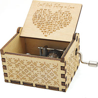 "Can'T Help Falling in Love" Valentine's Wooden Music Box - Valentine's Gift  Amz   