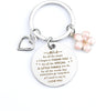 Mom Silver 18 Cherished Mother's Day Keychain: Perfect Gift from Son or Daughter
