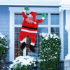 Christmas Hanging Santa Claus Decoration Yard Climbing Xmas Party Indoor Outdoor