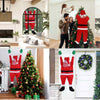 Christmas Hanging Santa Claus Decoration Yard Climbing Xmas Party Indoor Outdoor