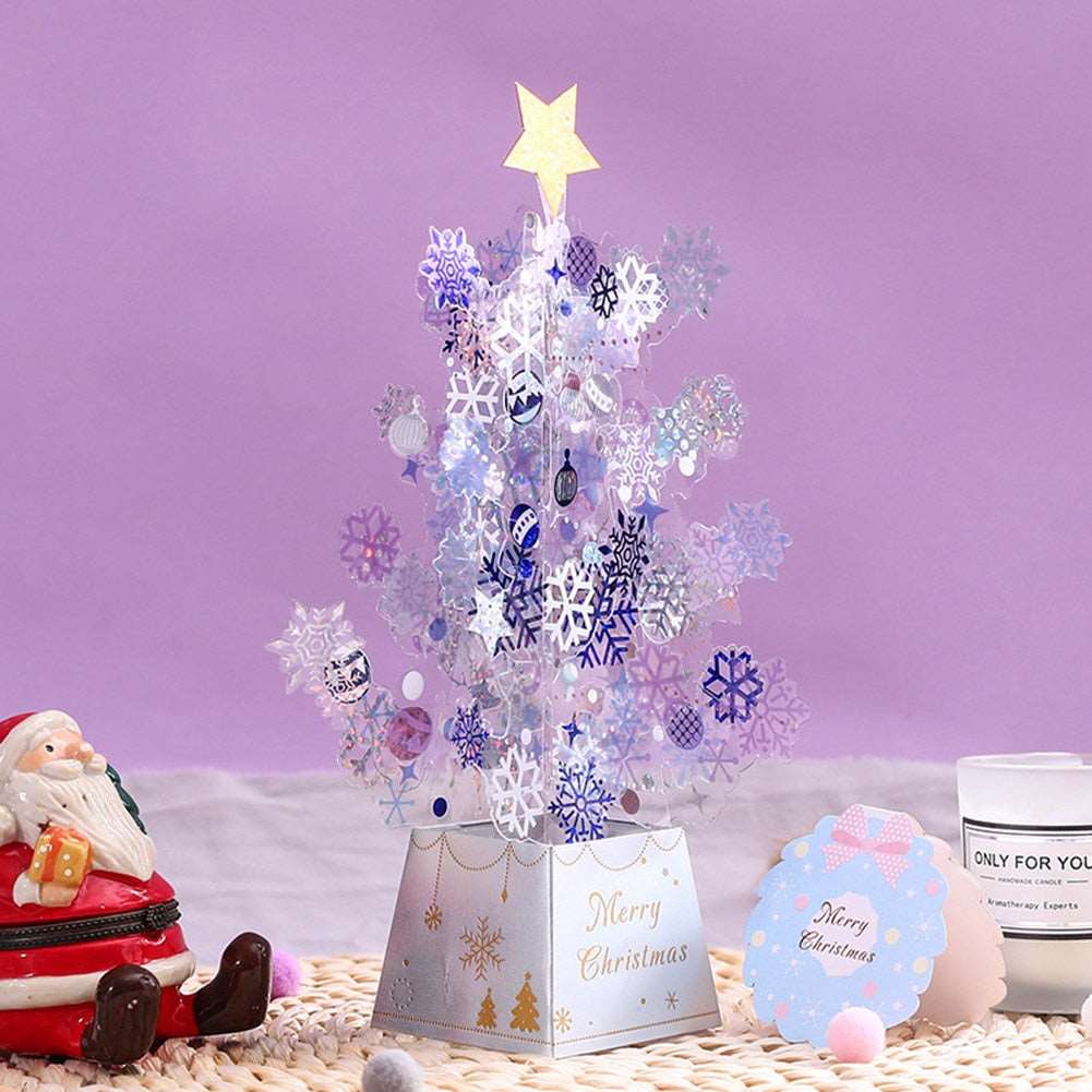 Christmas Tree Pop-Up Card 3D Card Christmas Greeting Card