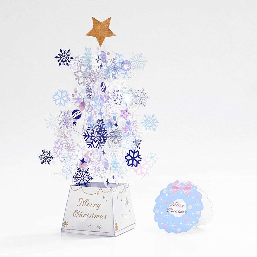 Christmas Tree Pop-Up Card 3D Card Christmas Greeting Card