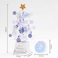 Christmas Tree Pop-Up Card 3D Card Christmas Greeting Card Christmas CJ Blue  