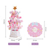 Pink Christmas Tree Pop-Up Card 3D Card Christmas Greeting Card