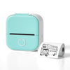 All green Compact Bluetooth Thermal Label and Photo Printer - Portable, Mini Wireless Printer for Home, Students, and Price Tag Labeling