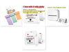 Set11 Compact Bluetooth Thermal Label and Photo Printer - Portable, Mini Wireless Printer for Home, Students, and Price Tag Labeling