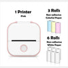 Set8 / USB Compact Bluetooth Thermal Label and Photo Printer - Portable, Mini Wireless Printer for Home, Students, and Price Tag Labeling
