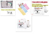 Set9 / USB Compact Bluetooth Thermal Label and Photo Printer - Portable, Mini Wireless Printer for Home, Students, and Price Tag Labeling
