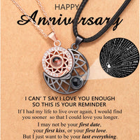 Couple Necklace for Boyfriend/Girlfriend/Husband/Man/Soulmate for all occasions