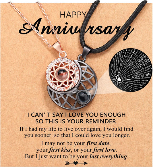 Couple Necklace for Boyfriend/Girlfriend/Husband/Man/Soulmate for all occasions