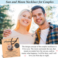 Couple Necklace for Boyfriend/Girlfriend/Husband/Man/Soulmate for all occasions