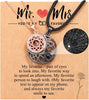 Mr And Mrs Couple Necklace for Boyfriend/Girlfriend/Husband/Man/Soulmate for all occasions