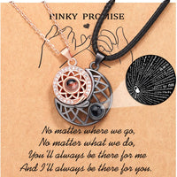Pinky Promise Couple Necklace for Boyfriend/Girlfriend/Husband/Man/Soulmate for all occasions