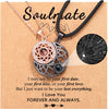 Soulmate Couple Necklace for Boyfriend/Girlfriend/Husband/Man/Soulmate for all occasions