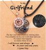 To My Girlfriend Couple Necklace for Boyfriend/Girlfriend/Husband/Man/Soulmate for all occasions