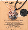 To My Love Couple Necklace for Boyfriend/Girlfriend/Husband/Man/Soulmate for all occasions