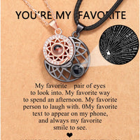 You'Re My Favarite Couple Necklace for Boyfriend/Girlfriend/Husband/Man/Soulmate for all occasions