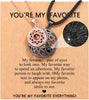 You'Re My Favarite Couple Necklace for Boyfriend/Girlfriend/Husband/Man/Soulmate for all occasions