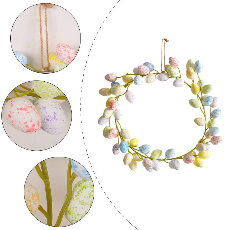 Easter Egg Garland Creative Easter Egg Decorations Garland: Add Charm to Your Easter Celebrations!