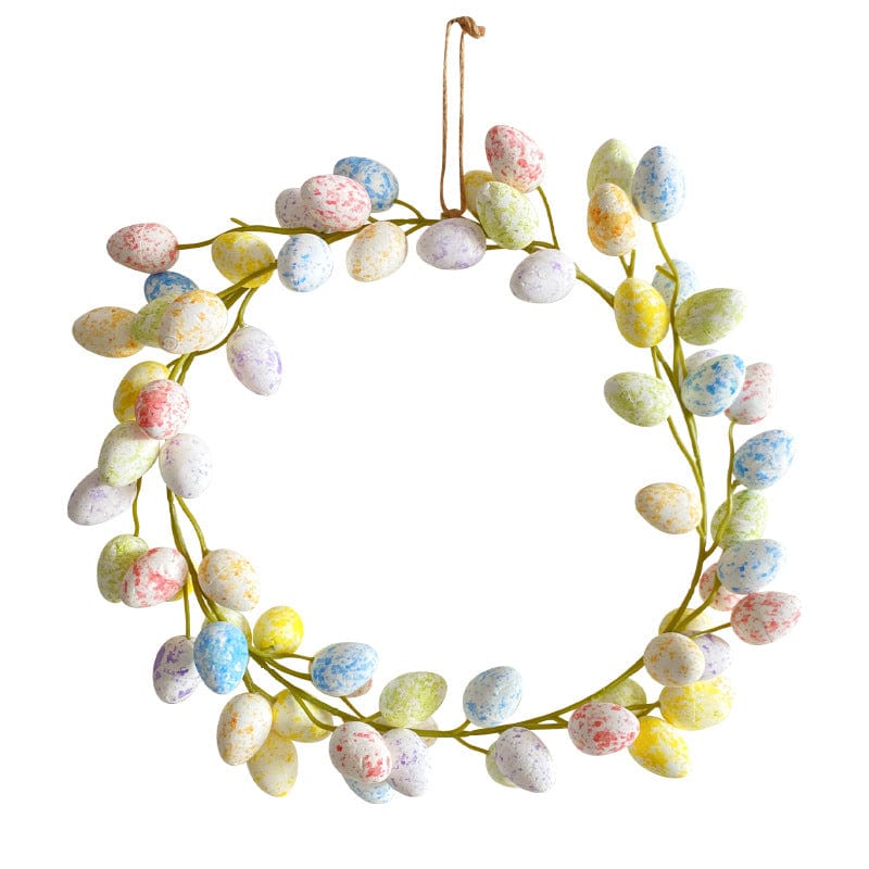 Easter Egg Garland Creative Easter Egg Decorations Garland: Add Charm to Your Easter Celebrations!