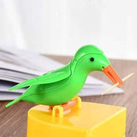 Cute Bird Toothpick Holder Dispenser - Intelligent Automatic Toothpick Box