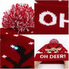 Cute LED Christmas Hat Light up Christmas Knitted Beanie Holiday Hat Warm Cap US