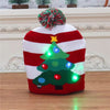 Tree Cute LED Christmas Hat Light up Christmas Knitted Beanie Holiday Hat Warm Cap US