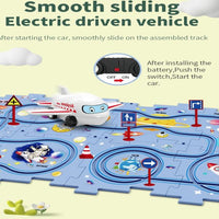 25 PCS Puzzle Car Tracks with Vehicles - Educational Montessori Toys for 3+ Years