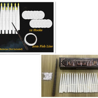 20 LED Halloween Long Candles with Magic Stick Remote Control