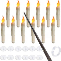 20 LED Halloween Long Candles with Magic Stick Remote Control