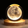 Luminous Starry Sky Crystal Ball Night Lamp - Moon & Planet Projection Ambience Light Gift