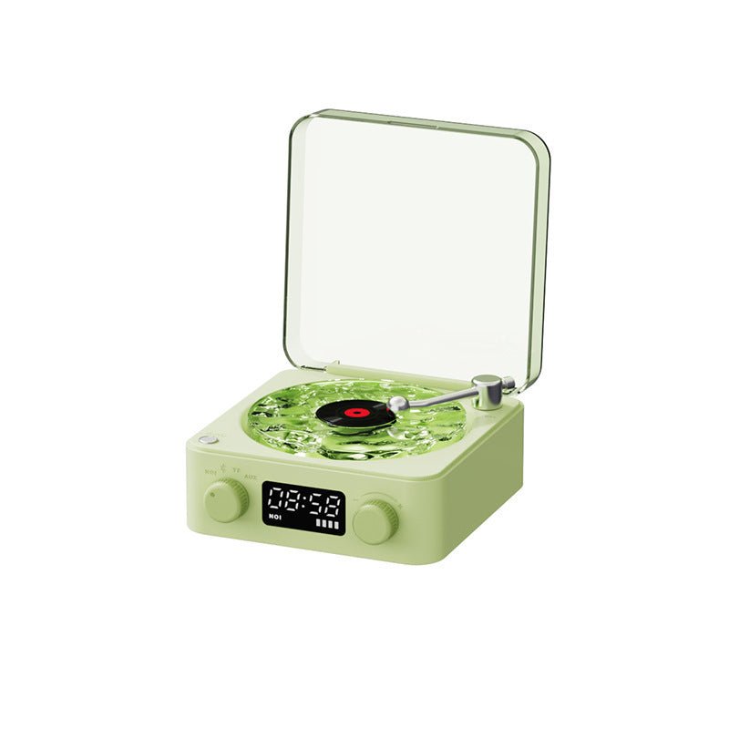 Retro Turntable Speaker with White Noise and Bluetooth 5.0