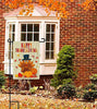 Fall Thanksgiving 10 Decorative Happy Thanksgiving Turkey Garden Flag 12 X 18 Doule-Sized Autumn Harvest Yard Flag