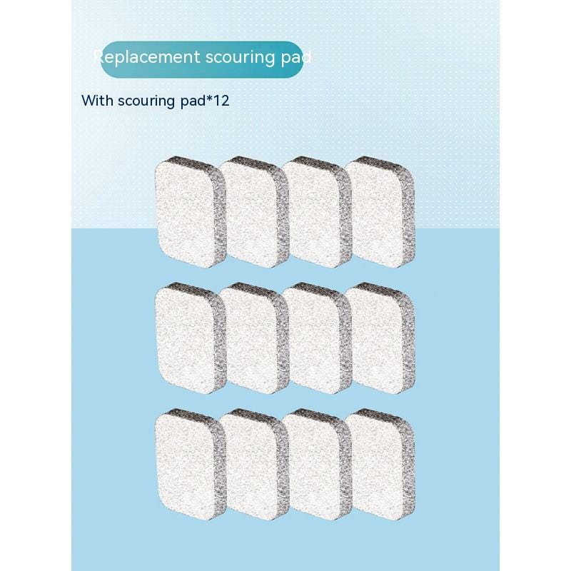 Scouring Pad X12 Pieces Disposable Brush Pot, Dishwashing Brush for washing POT, Kitchen Gadgets