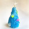 Blue / Kits DIY Blue Christmas Tree Glass Uniquely Creative Holiday Decor