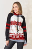 Double Take Christmas Full-Size Drawstring Hoodie with Long Sleeves