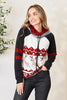 Double Take Christmas Full-Size Drawstring Hoodie with Long Sleeves