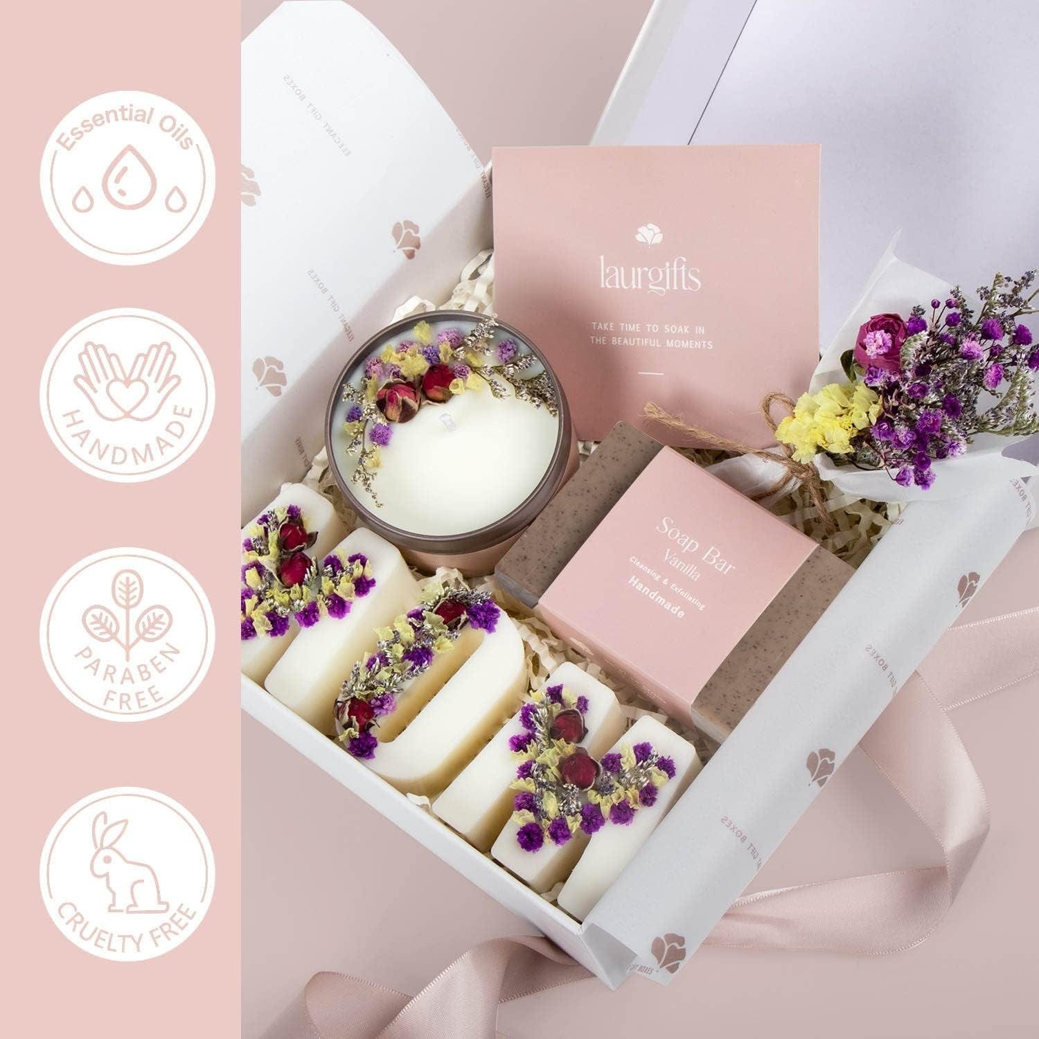 Gift Box - Mom Dutch Flower Fields Inspired Home Spa for Mother's Day