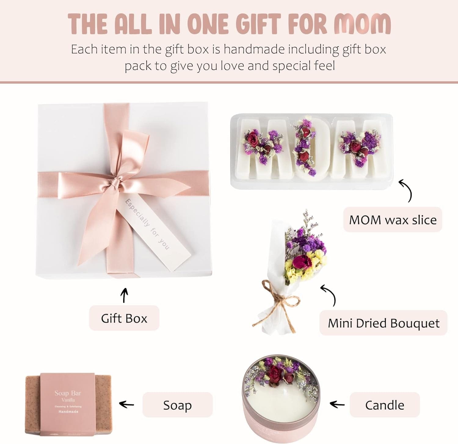 Gift Box - Mom Dutch Flower Fields Inspired Home Spa for Mother's Day