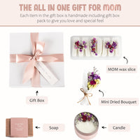Gift Box - Mom Dutch Flower Fields Inspired Home Spa for Mother's Day