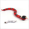 Smart Sensing Snake Cat Toy - USB Charging Interactive Pet Toy for Cats & Dogs