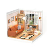 DIY Miniature House Café Building Block Set