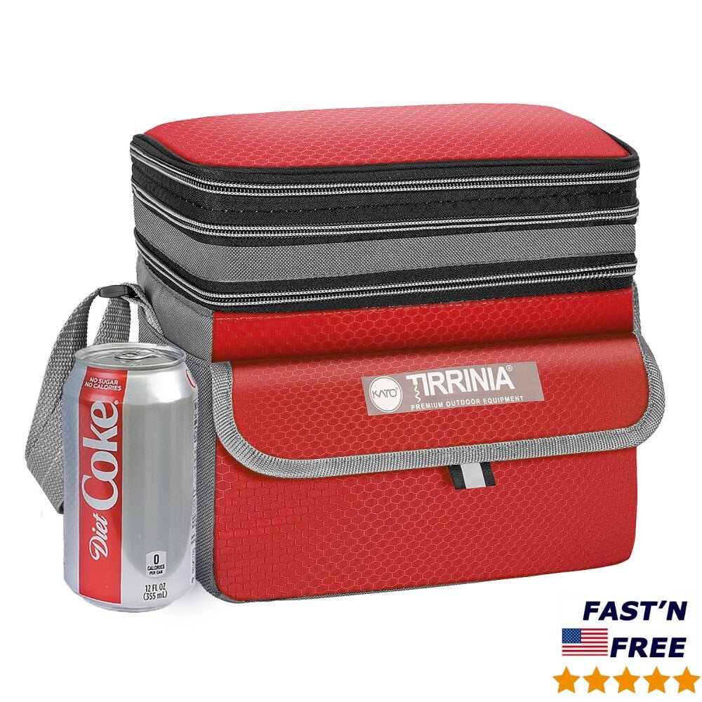 Insulated Lunch Bag with Double Compartments – Leakproof Lunch Box for Adults & Kids