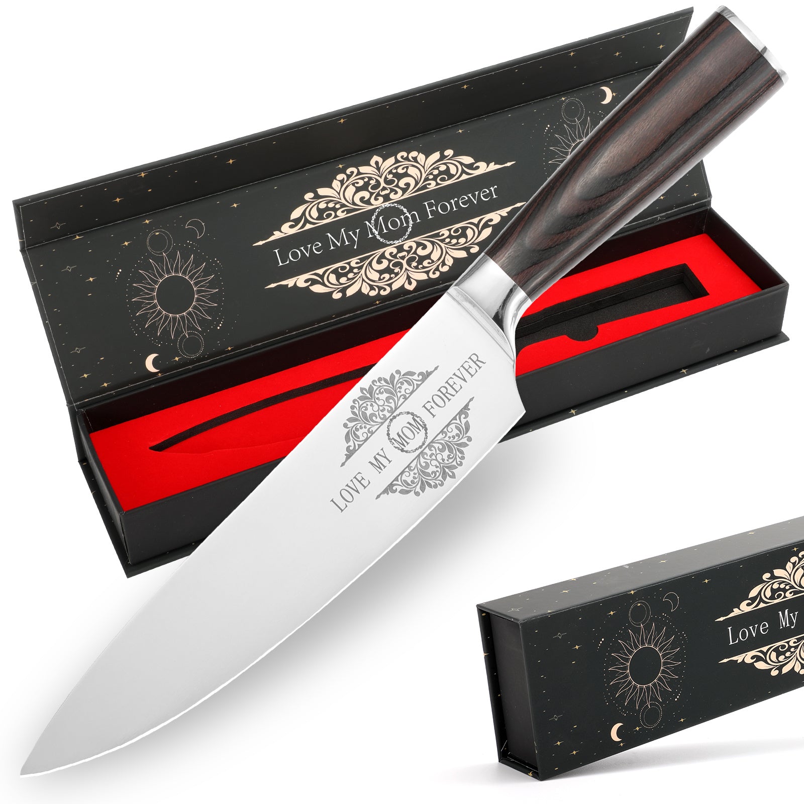 8-Inch Japanese Gyuto Chef Knife – Gift for Dad, Mom, Wife, or Husband