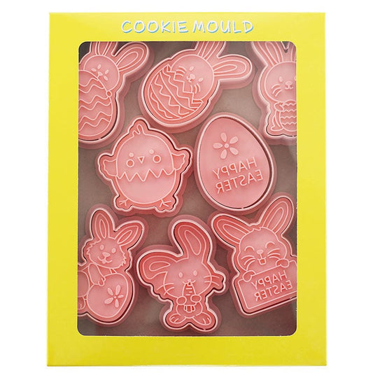 Easter Cookie Mold Cartoon Bunny Easter Egg Cookie Press Accessories CJ   