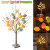 Easter Decoration 60cm Birch Tree with LED Lights: Spring Party Tabletop Ornaments