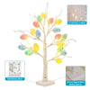 Easter Decoration 60cm Birch Tree with LED Lights: Spring Party Tabletop Ornaments