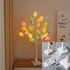 Detachable bottom tree light Easter Decoration 60cm Birch Tree with LED Lights: Spring Party Tabletop Ornaments