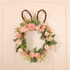 Easter Egg Simulation Wreath: Chrysanthemum Rabbit Modeling Decorative Pendant - ebasketonline-5